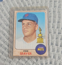 Topps 1968 - Tom Seaver New York Mets All-Star Rookie MLB Card #45 Base. rookie card picture