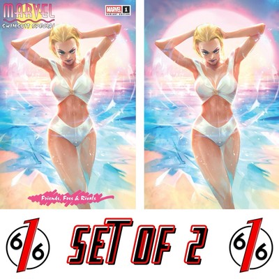   MARVEL SWIMSUIT SPECIAL 1 TAO 616 Trade Dress & Virgin Variant Set LTD 1000