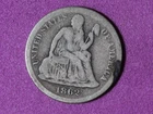 Liberty Seated 1862-S One Dime #P34240