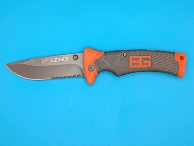 Gerber Bear Grylls Survival Lockback Folding Pocket Knife!