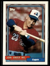 John Vander Wal *ROOKIE CARD* (RC) 1992 Topps #343. rookie card picture