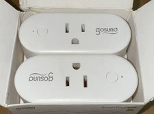 Gosund WiFi Enabled Mini Smart Plug - White WP6 2 Pack for Home Kit Alexa