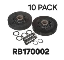 10 PK of Rollers for 2 per pack Speed Queen Dryer RB170002 Kit Replacement Part