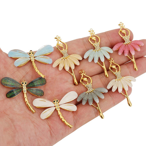 JakeSpecial – Stainless Steel Ballet Dragonfly Charms Set - Zdjęcie 6 z 18