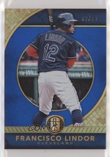 2017 Panini Chronicles Gold Standard Blue 62/79 Francisco Lindor #10 o7m