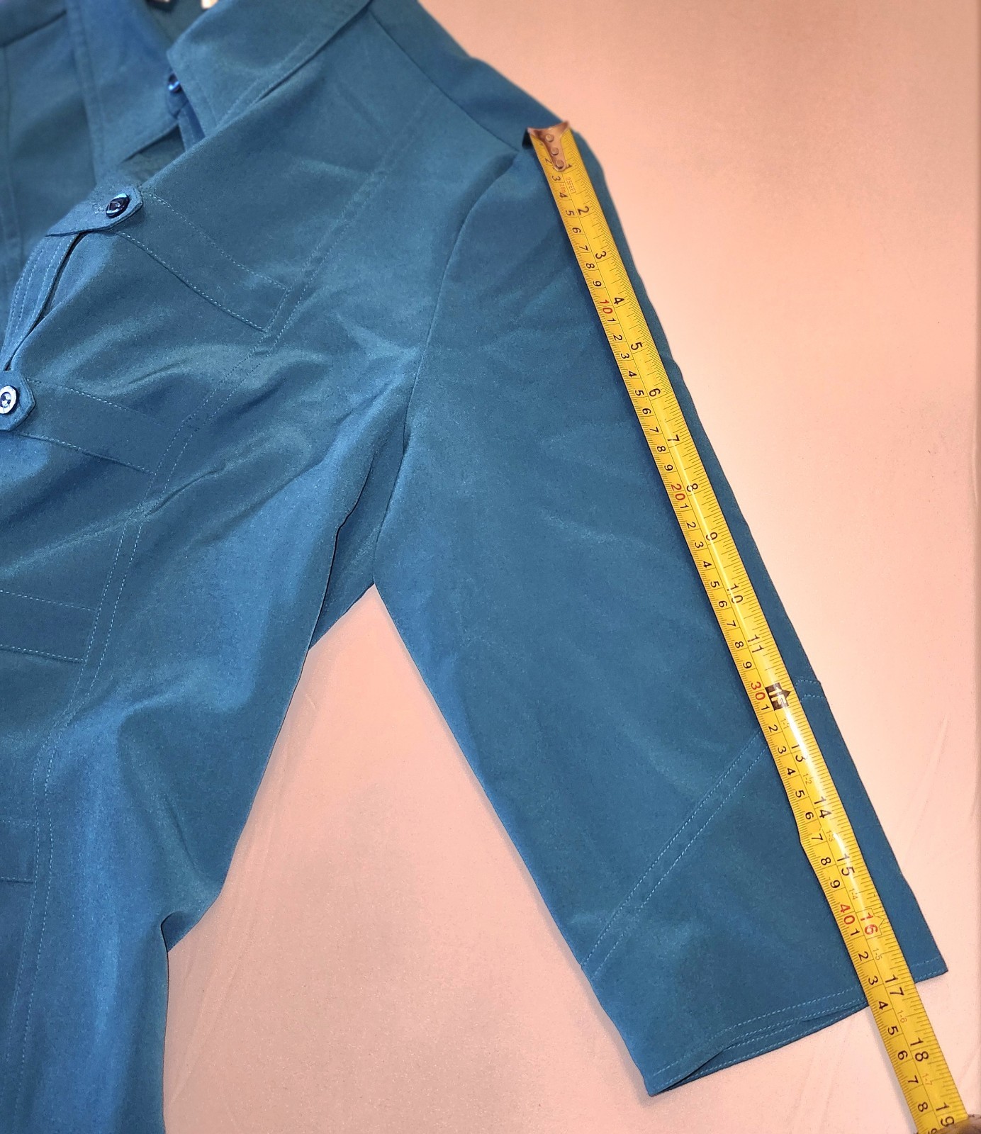 Classic Elements Button Up Womans Blouse Size 14 … - image 6