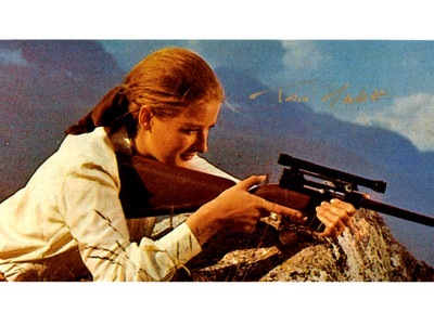TANIA MALLET ( )   Original James Bond 007 Autogramm mit COA ~ Goldfinger 1964