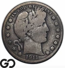 1911 Barber Half Dollar