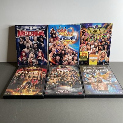 Wrestlemania DVD Collection 1 - 36 WWF/WWE Wrestling WM 1986