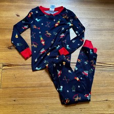 Member's Mark navy blue Christmas long sleeve pajama set SIZE 4