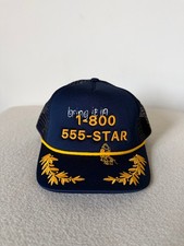 Paly Hollywood 555-Star Trucker Hat - Navy - Made in USA