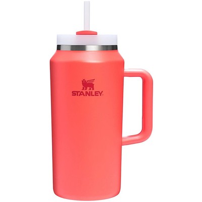 Stanley 64 oz Stainless Steel H2.0Flowstate Quencher Tumbler Hot Coral ️ ️  