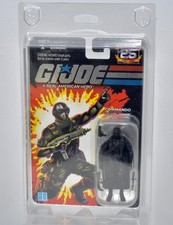 Hasbro GI Joe ARAH 25th Anniversary Snake Eyes V.1 Commando 3.75  w  Case