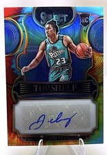 2022-23 Panini Select Jaden Ivey Top Shelf Rookie Tie Dye Prizm RC Auto /25