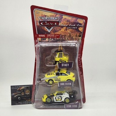 カーズ　マテル　TEAM LEAK LESS CREW Disney Pixar World Of Cars Team Leak Less 3 Pack: Stacy Earl