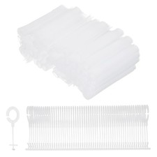 2500Pcs J Hook Standard Tagging Barb Fasteners 15mm/0.59 Inch Clear