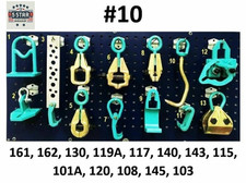 Set10 Heavy Duty Auto Body Frame Machine Pulling Tools And Clamps Set Mega Pack