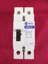 NEW Allen Bradley 140U-G1 Circuit Breaker 25amp 2 Pole 140U-G1C1-C25
