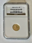 2008-W $5 Gold American Eagle 1/10 oz Gold Coin