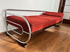 Original Chrom Sofa Daybed Art Deco BAUHAUS Stahlrohr Liege 30er