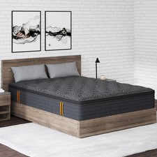 14" Twin Full Queen King Size Mattress in a Box Hybrid Pocket Spring Memory Foam