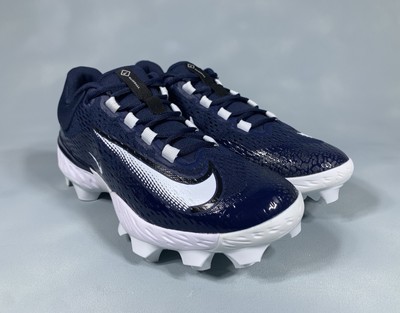 NEW Nike Alpha Huarache Elite 4 MCS Baseball Cleats FN7221-401 Size 12.5 Blue #2 Nike Alpha Huarache Elite 4 MCS TB Navy Blue Baseball Cleats  main image 3