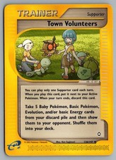 Town Volunteers 136/147 Uncommon Aquapolis Pokemon Lightly Played on eBay