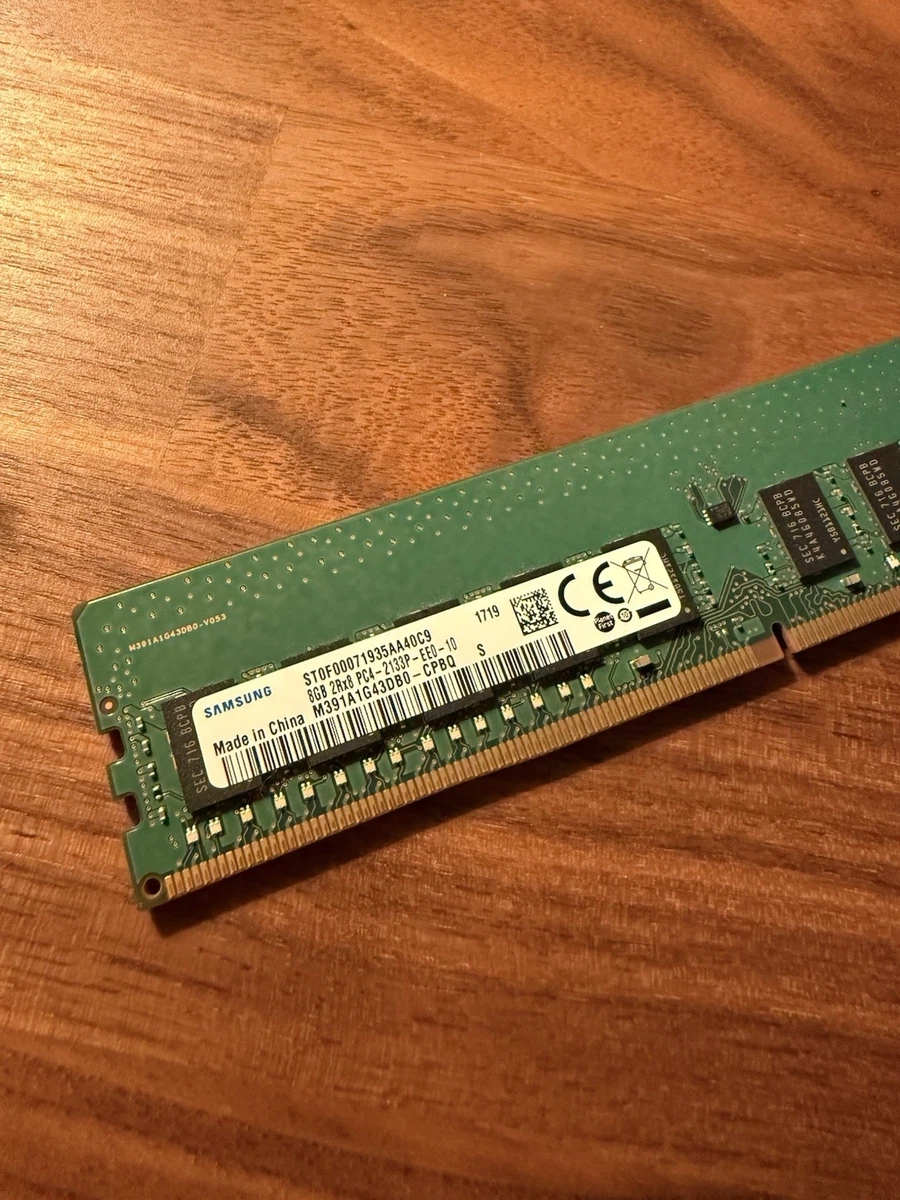 25+ Samsung PC4-17000 (DDR4-2133) Bus Speed Computer RAM 8 GB