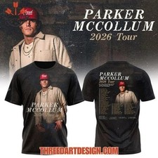 Parker McCollum Tour 2026 T-Shirt 3D Unisex Birthday Gift For Men Women