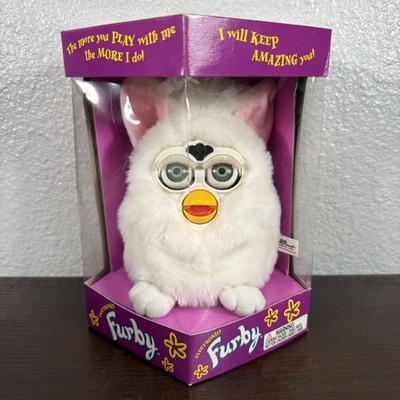 1998 Tiger Electronics Furby White   Factory Sealed NIB   Grey Eyes RARE