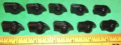 10-Vtg 1.25'' Daka Ware Black Chicken Head Amp Knobs (Replacement/DIY Tube Amp)