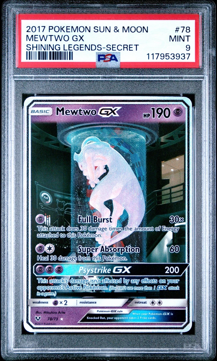 Mewtwo Pokémon TCG Professional Sports Authenticator (PSA) Shining