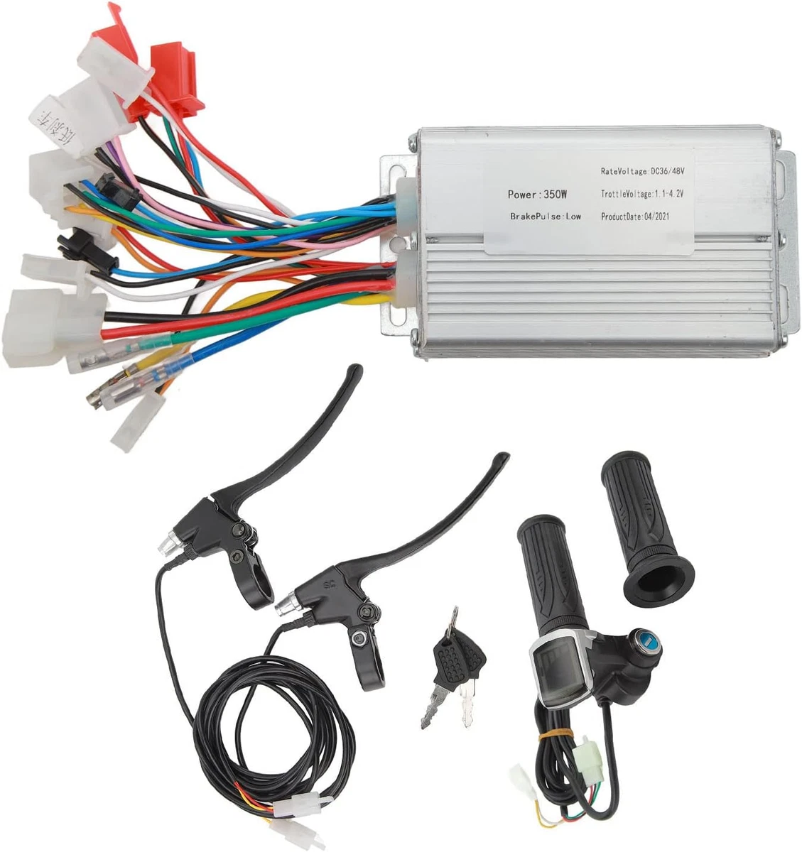 Controller Brushless Per E-Bike 36V/48V 15A 250W | Regolatore Con Cavo 1T5 Per KT, Custodia In Alluminio
