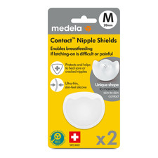 Medela Contact Nipple Shields 2pk - Medium (20mm) Hard Case