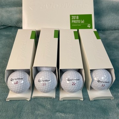 TaylorMade 2018 PROTO (a) Golf Balls 12-Pack New Unused Prototype