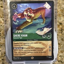 Lorcana Normal Shere Khan - Fearsome Tiger Whispers in the Well 88/204 Legendary