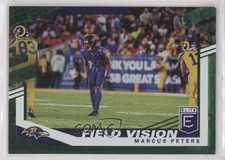 2020 Panini Donruss Elite Field Vision Green Marcus Peters #10 fz4