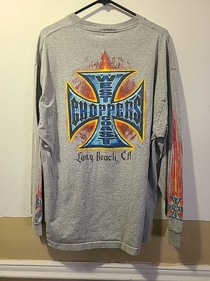 Vintage West Coast Choppers Jesse Who? Grey Longsleeve T-Shirt Size XL