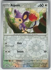 PO-01 Reverse Holo Aipom 145/182 Common SV04: Paradox Rift