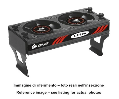 Corsair Airflow Raffreddamento Memorie doppia ventola Memory Ram Cooler dual fan