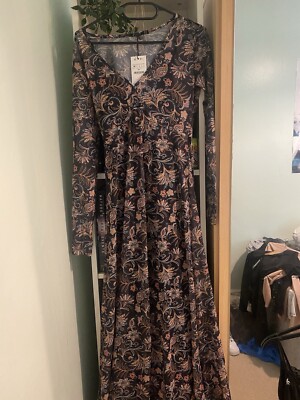 stradivarius mesh maxi dress Stradivarius Mesh Maxi Dress In Brown Ombre Print-Multi for Women