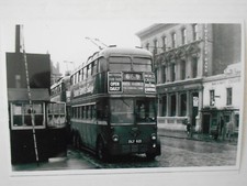LONDON TRANSPORT TROLLEYBUS - 621  (DLY 621) - ON ROUTE 669 TO NORTH WOOLWICH