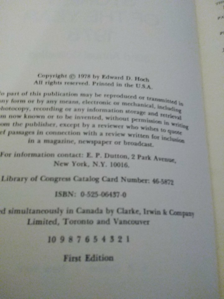 Best Detective Stories Of The Year 1978 By Edward D Hoch, 32nd Annual