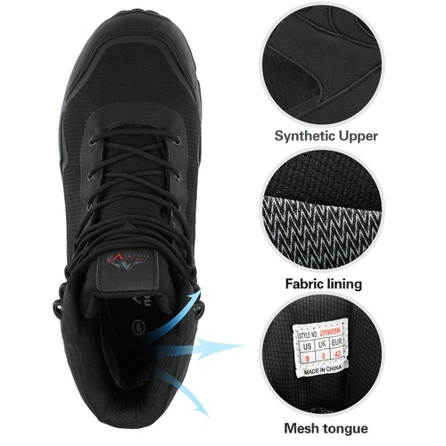 Men's Waterproof Hiking Boots Outdoor Lightweight Breathable Shoes - 第 17/40 張圖片