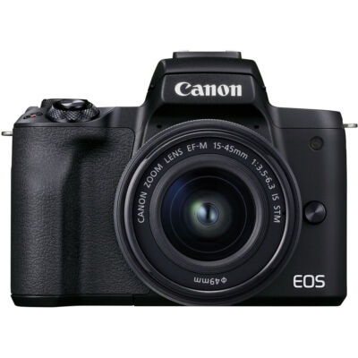 Canon M50 II +15-45mm Lens (Black) +55-200mm IS Lens (Silver) +