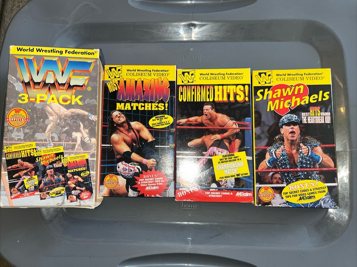 WWF VHS 3 Pack Coliseum Video Collectors Set 1996 RARE | eBay