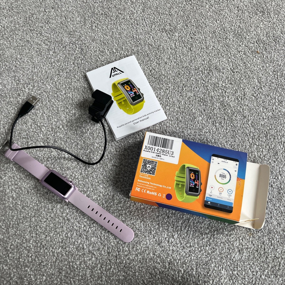 Fitness Tracker Apachie Watch Charger Chest Aupalla Activity