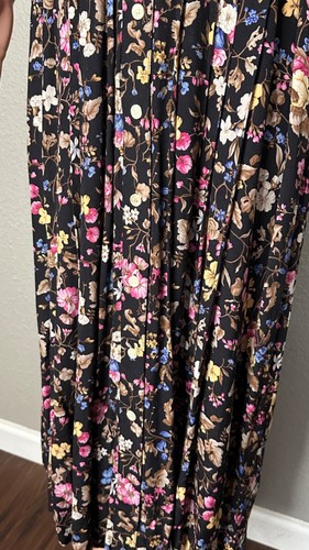 VINTAGE VTG LIZ CLAIBORNE BELTED FLORAL DRESS 80S 90S MOM DRESS SIZE 10 - Picture 5 of 6