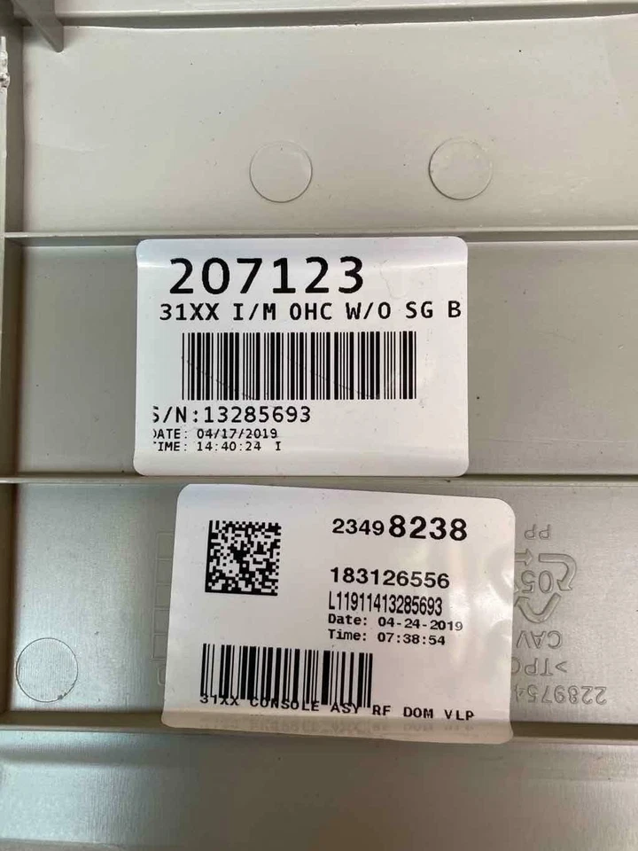 Chevrolet Colorado 2016 2019 techo consola superior conjunto gris OEM 234988238 Foto 2 de 4