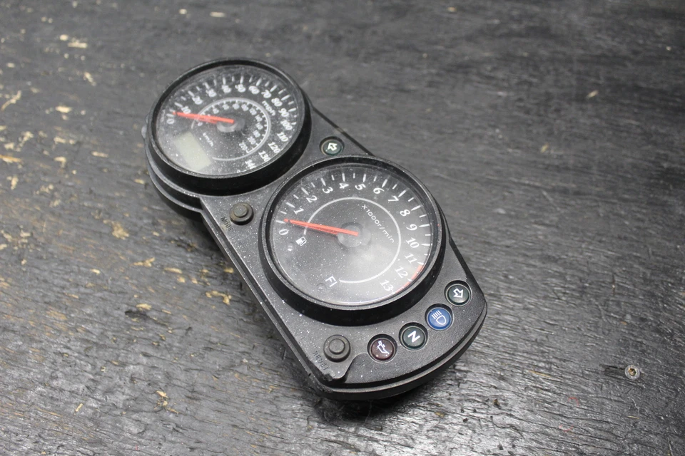 06-08 KAWASAKI NINJA 650R EX650 VELOCÍMETRO MEDIDORES PANTALLA CLÚSTER VELOCÍMETRO Foto 3 de 4